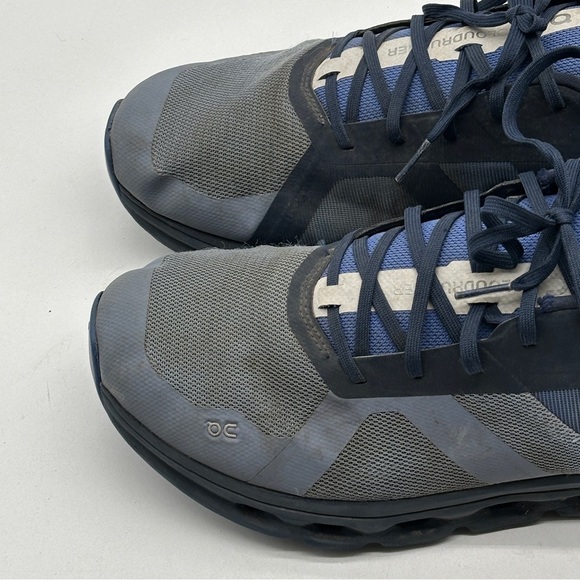 On Cloudrunner Mens 12.5 Shoes Blue Running Walking Gym Cushion Sneaker Comfort - Picture 9 of 12